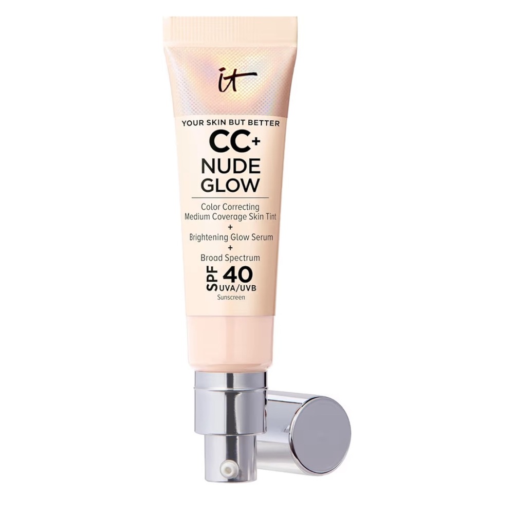 IT Cosmetics CC+ Nude Glow Medium Coverage Skin Tint SPF 40 | “Fair Beige” 03 - Picture 3 of 7